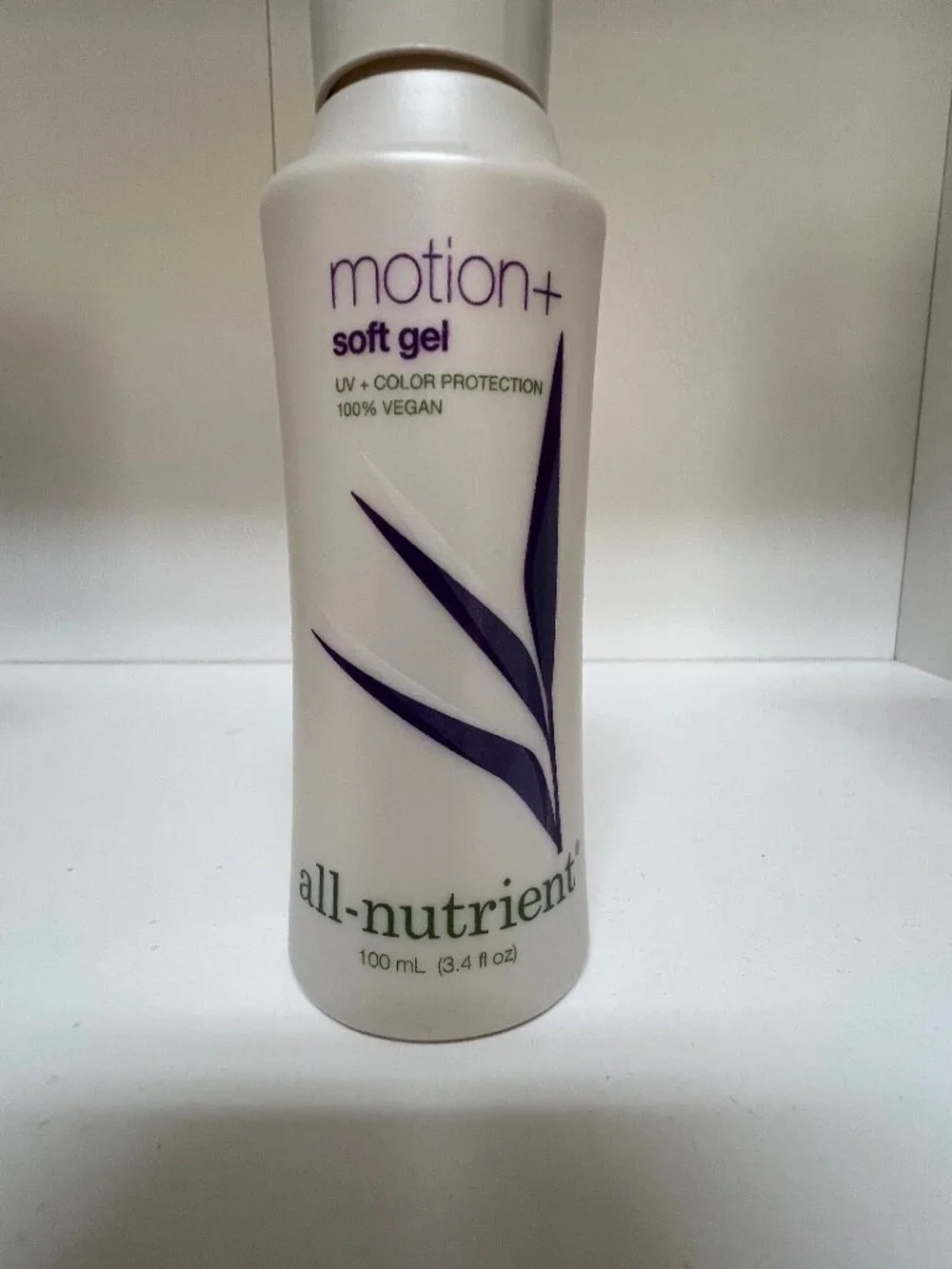 All Nutrients Motion + Soft Hair Gel 3.4 oz Uv Color Protection 100% Vegan